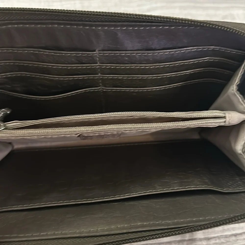 Kipling grey metallic  Wallet with front pocket - Picture 5 of 6